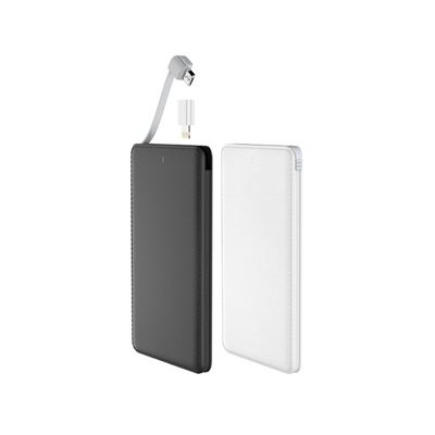 IC 보호 4000mAh 8.5 밀리미터 붙박이 케이블 파워 뱅크