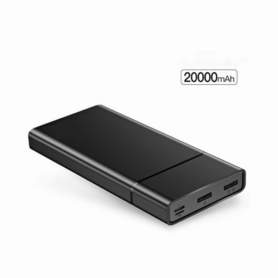 높은 용량 20000mAh 380g 듀얼 USB 건전지 팩