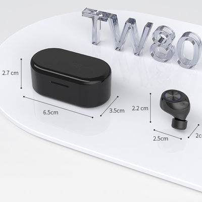 지문 터치 TW80 55mAh 땀 방지 블루투스 이어폰