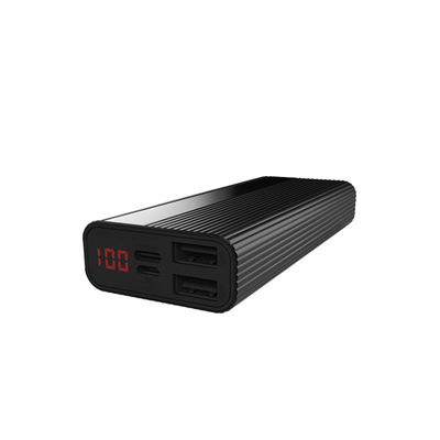 LCD 디스플레이 금속 121 밀리미터 듀얼 USB 파워 뱅크