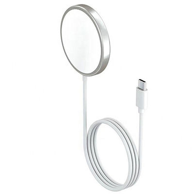 빨리 패드를 USB Ｃ 케이블로 채우는 15W 3A 휴대용 무선 충전기